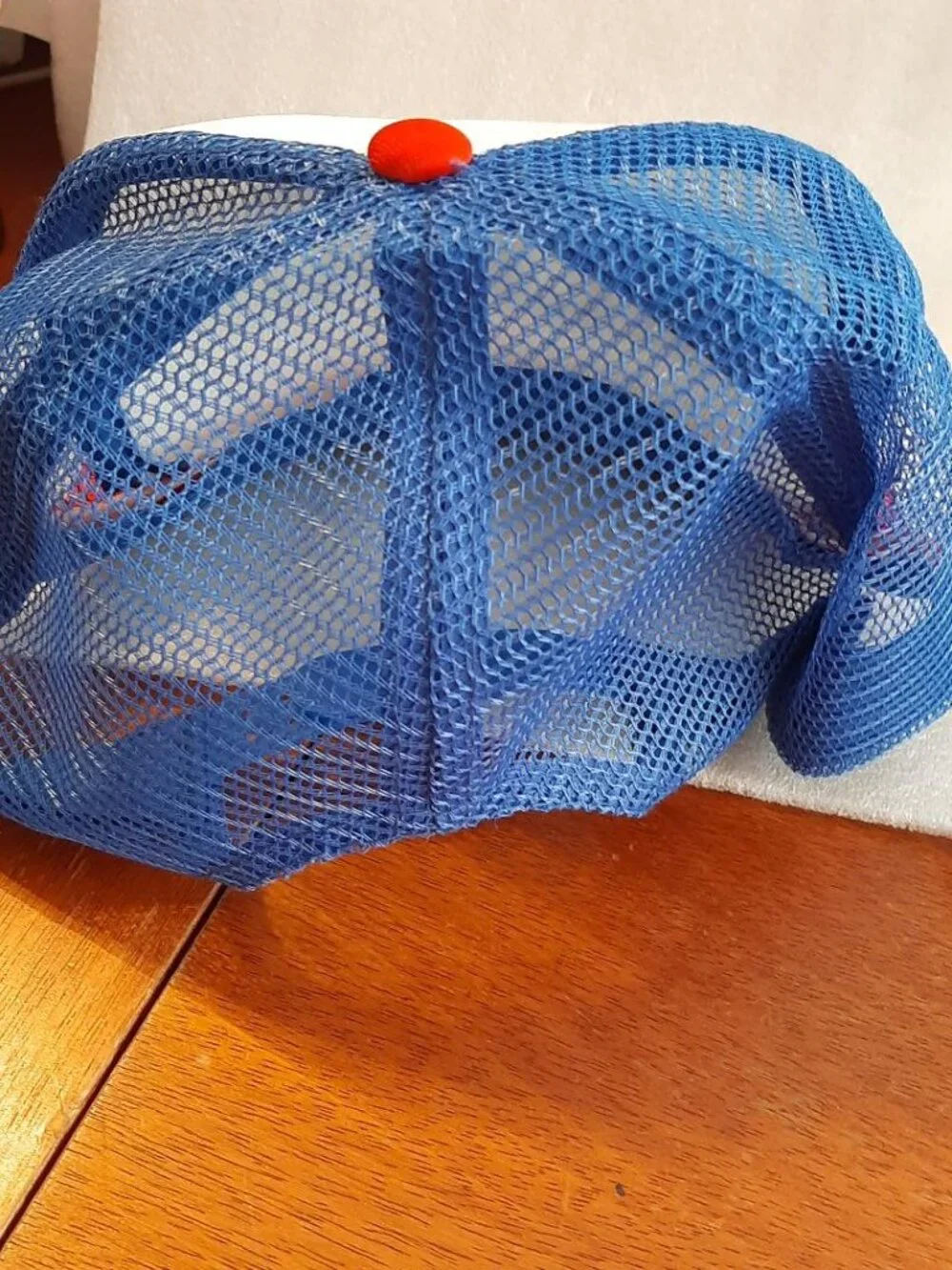 Merica Red White Blue Mesh Truck Hat NEW W DEFECT Left Front Corner Had A Hole